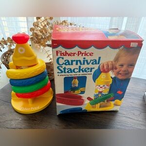 Vintage Fisher Price Carnival Stacker #1017 Years 1988-1990